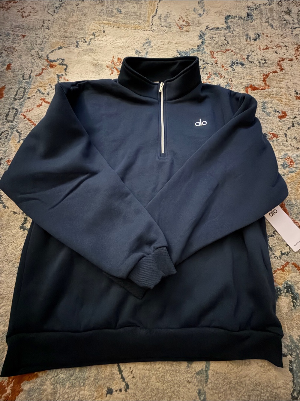 NWT Alo Yoga Matching Tracksuit Set - 1/4 Zip Pullover & Sweatpants - Picture 2 of 8